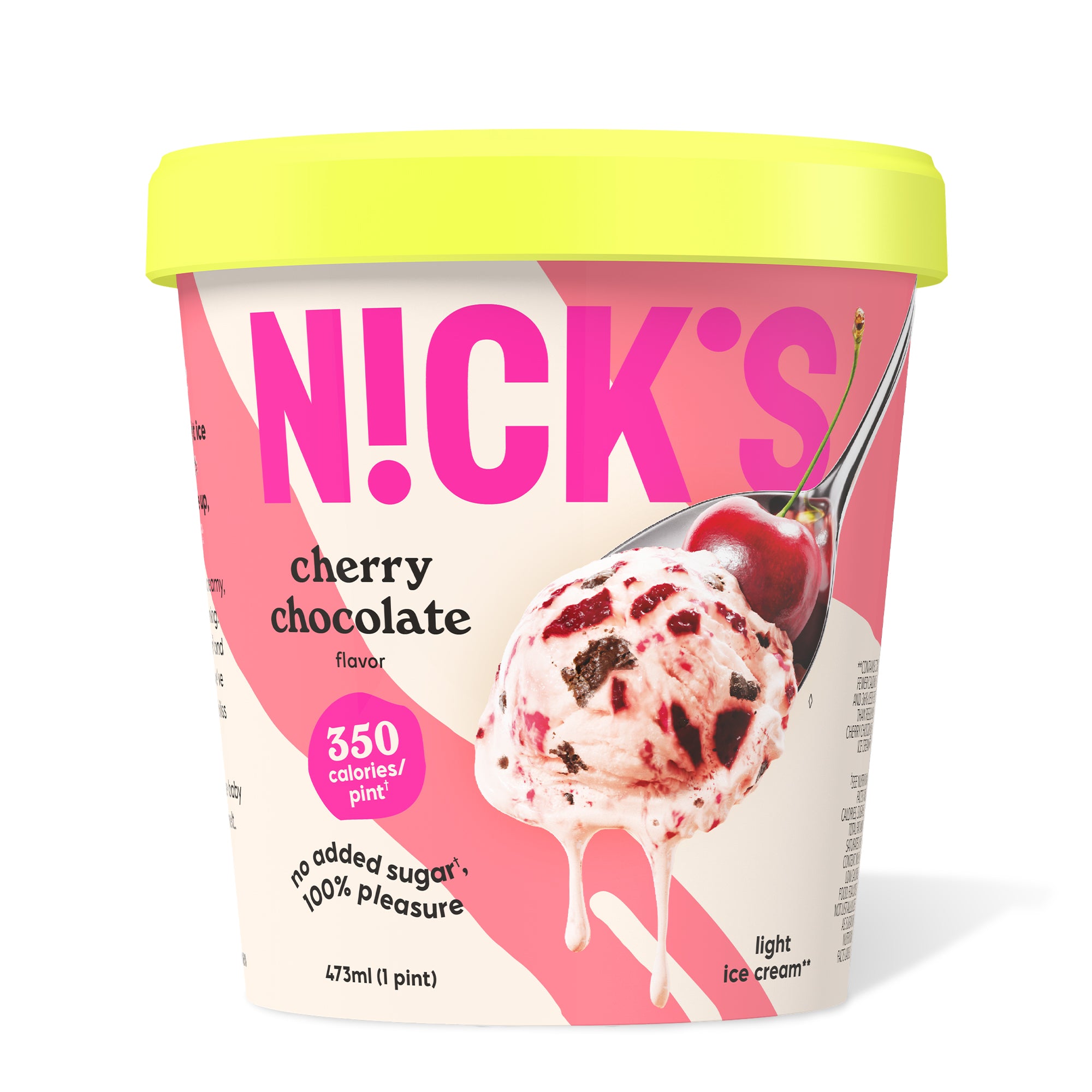 Cherry Choka Flaka Swedish-style Light Ice Cream Nick’s