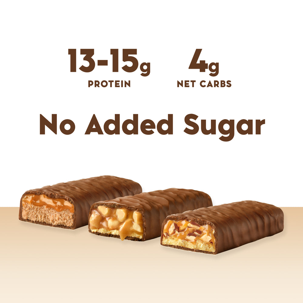 They containt 13 to 15 grams of sugar, 4 grams of net carbs and no added sugar