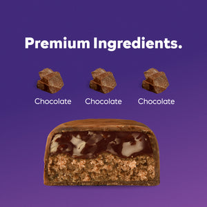 
            
                Load image into Gallery viewer, Nick&amp;#39;s bars contain premium ingredients, Triple Chocolate is all about chocolate and chocolate and chocolate..
            
        