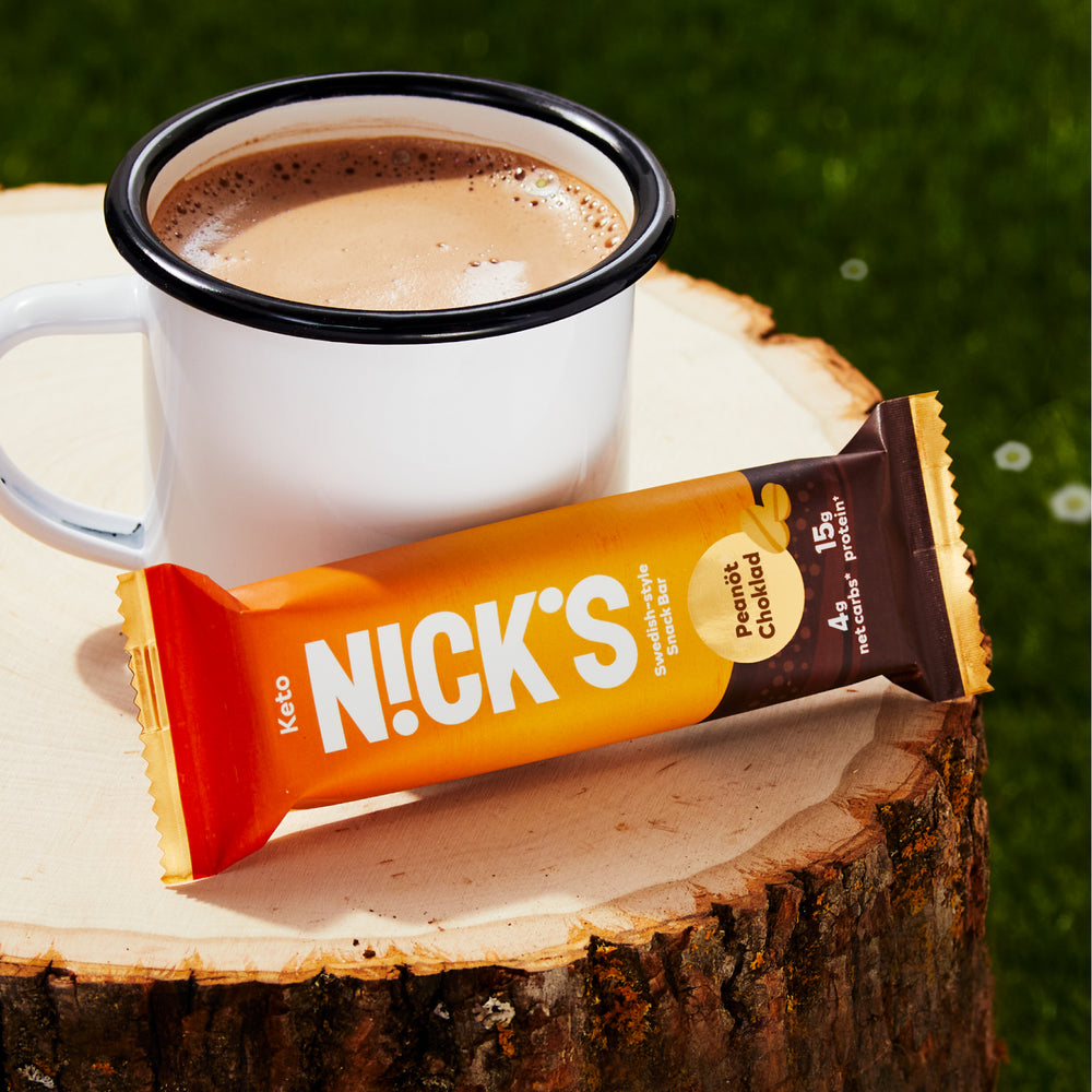 Nick's Snack Bar, Choklad Peanot, Swedish-Style - 12 pack, 1.76 oz bars