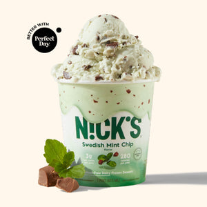 
            
                Load image into Gallery viewer, A pint of Nick&amp;#39;s Swedish Mint Chip
            
        